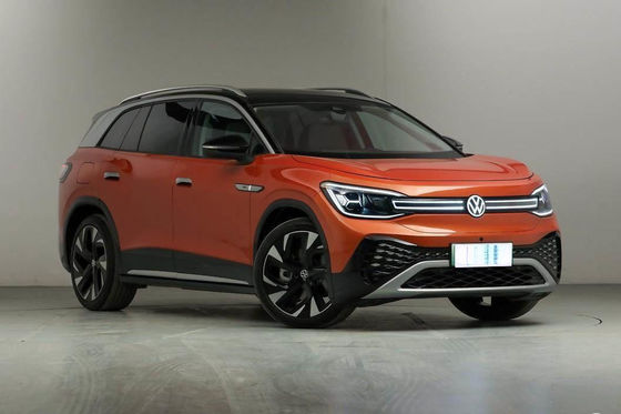 VW ID.6 CROZZ 중국 자동차 제조사 439-586KM 순수한 전기 자동차는 5 사이즈 문 7 시트를 미드-라르게