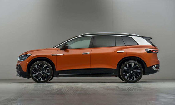 VW ID.6 CROZZ 중국 자동차 제조사 439-586KM 순수한 전기 자동차는 5 사이즈 문 7 시트를 미드-라르게